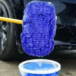 Telescoping Car Wash Mop with Retractable Handle and Flexible Brush Head 8 69264 11303d