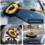 Telescoping Car Wash Mop with Retractable Handle and Flexible Brush Head 4 69264 1579de