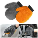 Double-Faced Coral Velvet Car Wash Glove for Superior Cleaning 7 69314 74412b