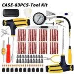 Professional Car Tire Repair Kit with Plug Tools and Tubeless Puncture Repair 4 69566 5c0d7f