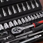 46-Piece 1/4 Inch Drive Ratchet Wrench and Socket Set with Extension Bar 6 69574 eb7647