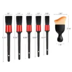 6pcs Automotive Detailing Brush Kit for Car Interior, Dashboards, and Wheel Rims 9 69747 655972