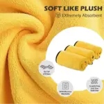 2 Pack Thick Microfiber Car Wash Towels 5 69990 9c7980