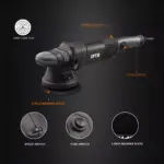 5-Inch Dual Action Random Orbit Polisher with 6" Backing Disc & Adjustable Speed 9 70079 19928d