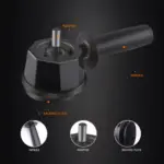 Dual Action Power Polisher Adapter with 3 Polishing Pads for 3" Cordless Drill 5 70110 3a18fa