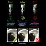 4-Piece Car Tire Pressure Gauge Cap 4 70347 45ec3b