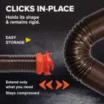 20' RV Sewer Hose Kit with 4-in-1 Adapter & Clear Elbow 5 70796 39c32b