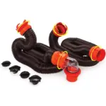 20' RV Sewer Hose Kit with 4-in-1 Adapter & Clear Elbow 3 70796-c08b77.webp