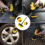 4-Piece Electric Drill Brush Set with Extension Pole 4 70840 1f755d