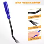 5-Piece Auto Door Trim Removal Tool Kit with Fastener Remover 5 70851 8062e3
