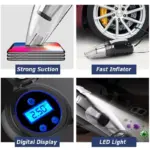 4-in-1 Portable Car Vacuum Cleaner and Tire Inflator 6 70867 4c0da9