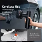 Wireless Electric Car Polisher with Adjustable Speed & Cordless Design 5 71025 2ab035