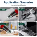 Portable Wireless Mini USB Vacuum Cleaner with Dock Charger 6 71095 274558