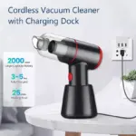 Portable Wireless Mini USB Vacuum Cleaner with Dock Charger 4 71095 e4e70e