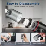 Portable Wireless Mini USB Vacuum Cleaner with Dock Charger 8 71095 fa24c9