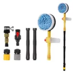 360° Rotating Car Wash Mop with High-Pressure Foam and Soft Chenille Bristles 3 71416-6102cd.webp