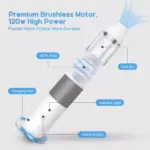 Powerful Portable Handheld Vacuum Cleaner for Car and Home - Strong Suction, Cordless, Rechargeable 7 71533 36c1a5