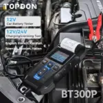 Advanced 12V/24V Digital Battery Tester with Built-in Printer and Multilingual Support 5 71795 f85e27