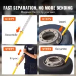 Heavy-Duty Slide Hammer Tire Bead Breaker Tool for All Vehicles 9 71859 1ffc6e
