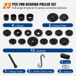 23-Piece FWD Bearing Puller Kit 6 71938 5c0423