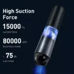 Powerful Wireless Car Vacuum Cleaner with LED Light 5 72073 d2355f