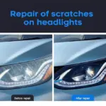 Car Headlight Restoration Kit - 800g Non-Scratch Hydrophobic Polish 9 72085 7dd3bd