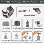 High-Pressure 1700W Electric Car Washer - Portable & Powerful Cleaning Solution 6 72360 de7565