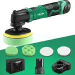 4-Inch Cordless Car Polisher - Wireless Detailing and Scratch Repair Buffer Set with Fast Charger 9 72402 6adefc