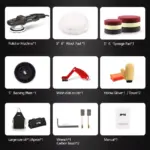 6 Inch Dual Action Car Polisher Set with Speed Control and Accessories 8 72450 9c7a69