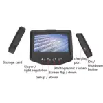 High-Resolution 8.5mm Car Evaporator Cleaning Endoscope with HD Screen and Wash Gun 9 72471 713ed6