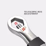 Universal Dual-Head 23-in-1 Adjustable Wrench - Metric & Imperial, 7-19MM Ratchet Spanner 5 74480 90bb19