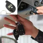 Compact Keychain Digital Tire Pressure Gauge with LCD Display 8 74499 7abeb6
