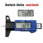 Essential Digital Tire Tread Depth Gauge - Precision Auto Tire Monitoring Tool 7 74521 8324ce