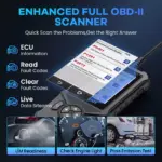 WiFi OBD2 Diagnostic Tool with Touchscreen - Automotive Engine & Systems Code Reader with Multi-Language Support 5 74581 1a7291