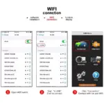 Wireless OBD2 Diagnostic Tool - Code Reader with WiFi/Bluetooth - ELM 327 V1.5 for Android/iOS 8 74600 84659e