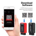 Wireless OBD2 Diagnostic Tool - Code Reader with WiFi/Bluetooth - ELM 327 V1.5 for Android/iOS 5 74600 e78ade