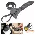 Adjustable Rubber Strap Wrench - Non-Slip Grip for Jar Lids & Oil Filters 3 74614 194984
