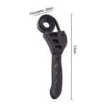 Adjustable Rubber Strap Wrench - Non-Slip Grip for Jar Lids & Oil Filters 7 74614 ed5b54