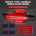 3D Carbon Fiber Car Door Handle Scratch Protector Stickers 5 74673 2b9764