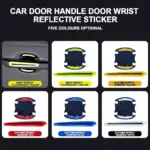 3D Carbon Fiber Car Door Handle Scratch Protector Stickers 8 74673 4bb410
