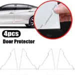 Universal Transparent Silicone Car Door Corner Protectors 4 74689 249470