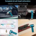 USB-Charged Handheld Car & Home Vacuum with Strong Suction 6 74919 52de72