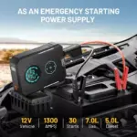 4-in-1 Car Jump Starter with Portable Air Compressor, Power Bank & Emergency Lighting 5 75114 eb503b