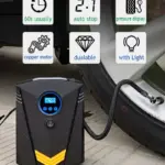 Digital Car Tire Inflatable Pump with LED Illumination and Auto Air Compressor 6 75127 749611