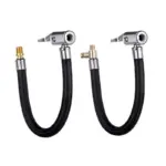 Universal Tire Inflator Hose with Locking Air Chuck for Cars & Bikes 9 75405 5c07ab