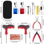 Complete Car Tire Repair & Emergency Tool Set 5 75430 764572