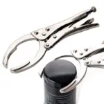 High-Quality Stainless Steel Clamp Filter Wrench for Oil Grid, Durable and Efficient Oil Change Tool 4 75447 9d5215