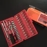 Professional 46-Piece Car Repair Hand Tool Set - Multifunction Ratchet Wrench and Tire Removal Kit 6 75632 ff1cd9