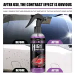 3-in-1 Nano Ceramic Car Coating Spray: Hydrophobic Polish, Scratch Repair & Paint Protection 9 76117 69087c