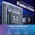 Bluetooth 5.3 Car FM Transmitter with AUX, Bass Boost & 3-Port Fast Charging 7 76806 6aee28